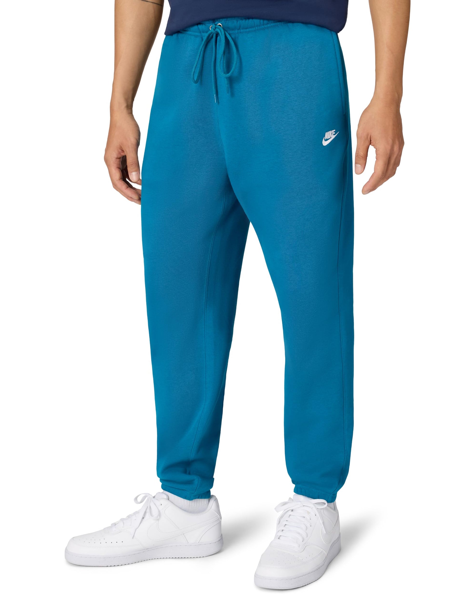Nike Mens Club Cuffed Brushed Fleece Pants-4