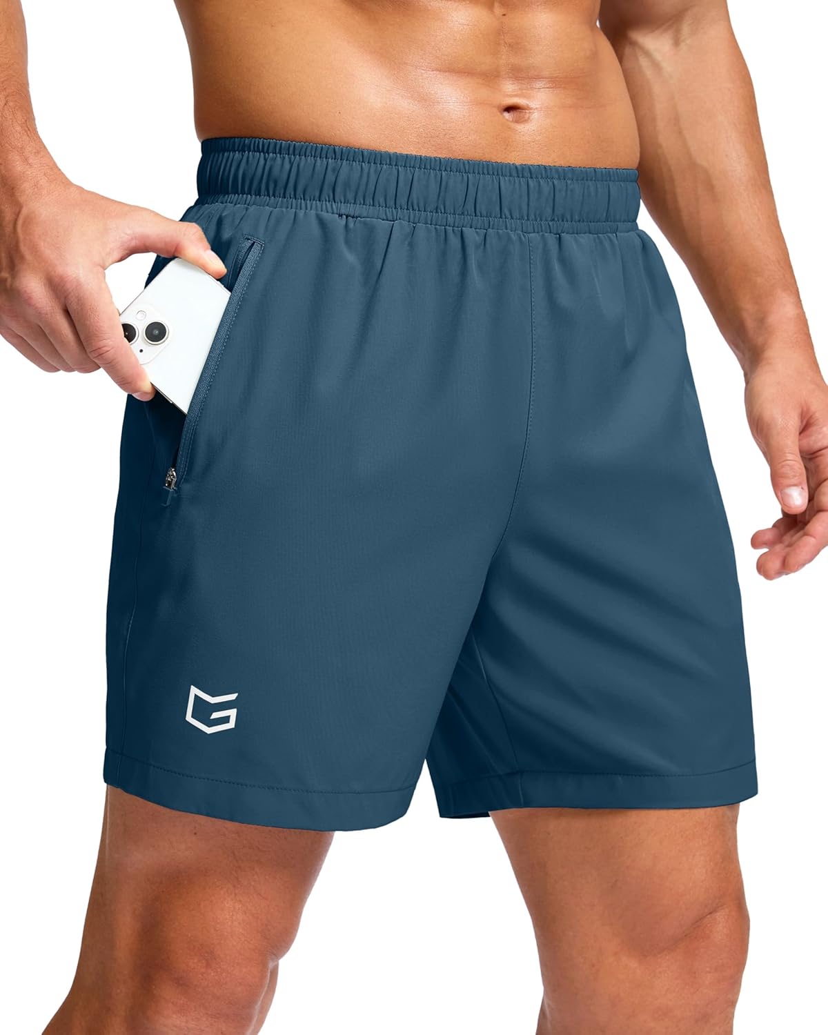 G Gradual Men's Athletic Running Shorts with Zipper Pockets Quick Dry 7"/ 5"/ 9" Workout Gym Shorts for Basketball Hiking-29