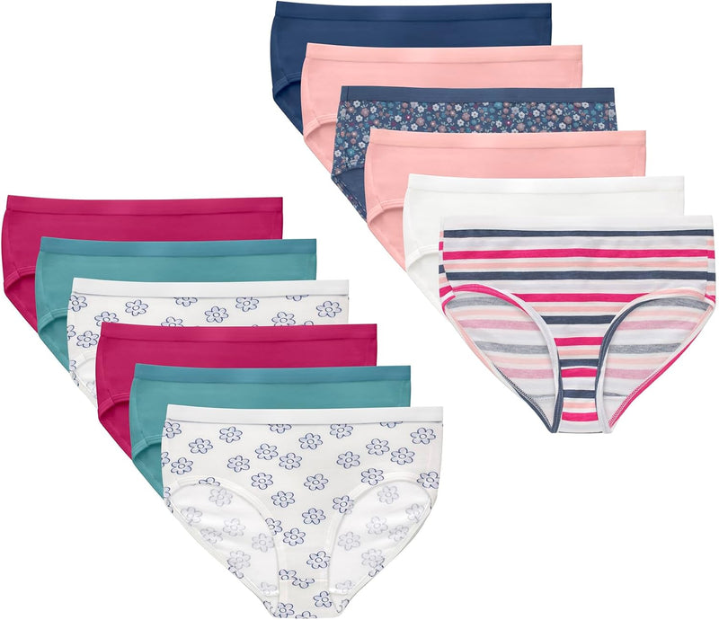 Hanes girls Cotton Stretch Underwear