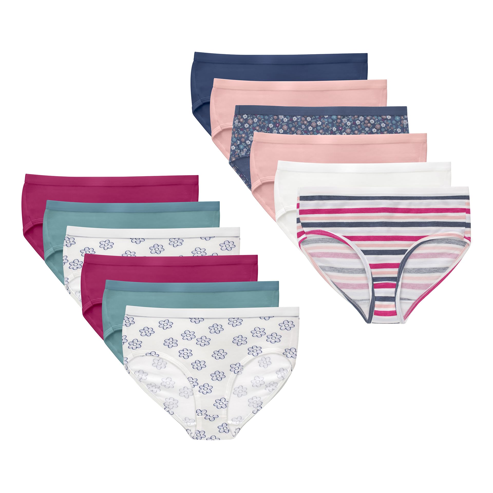 Hanes girls Cotton Stretch Underwear