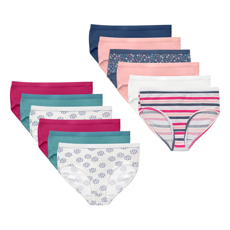 Hanes girls Cotton Stretch Underwear