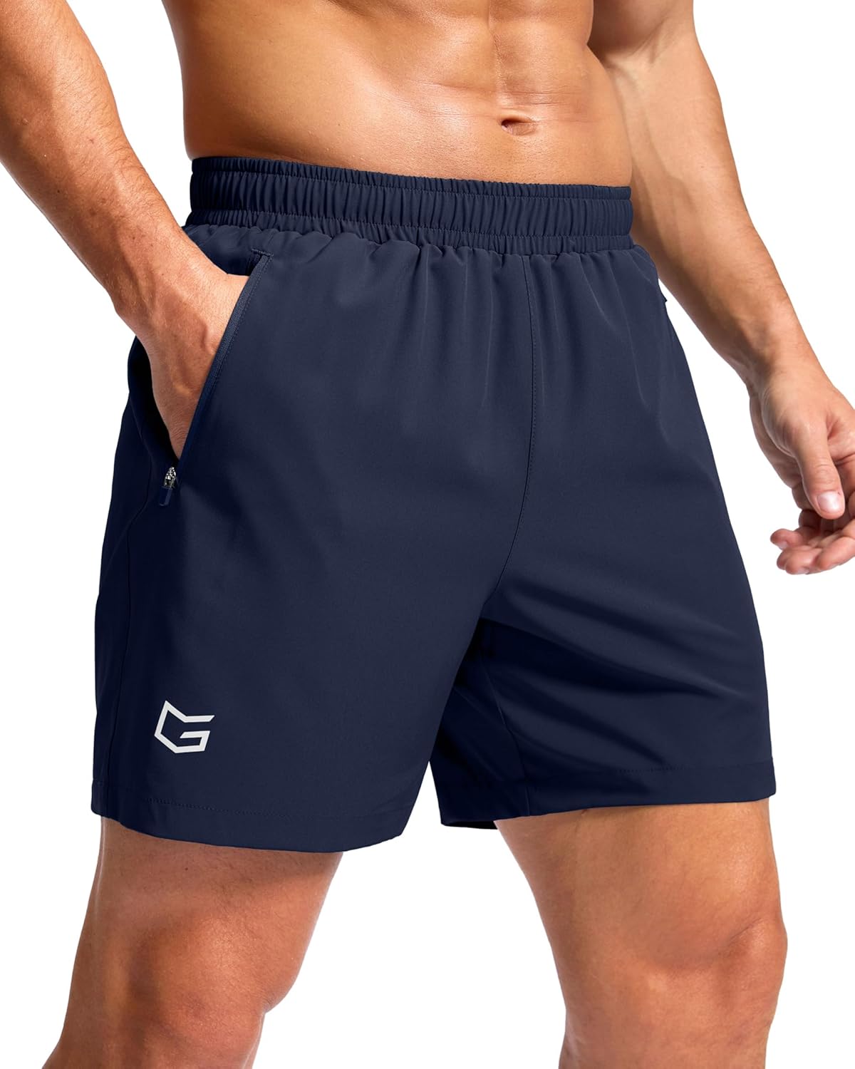 G Gradual Men's Athletic Running Shorts with Zipper Pockets Quick Dry 7"/ 5"/ 9" Workout Gym Shorts for Basketball Hiking-23