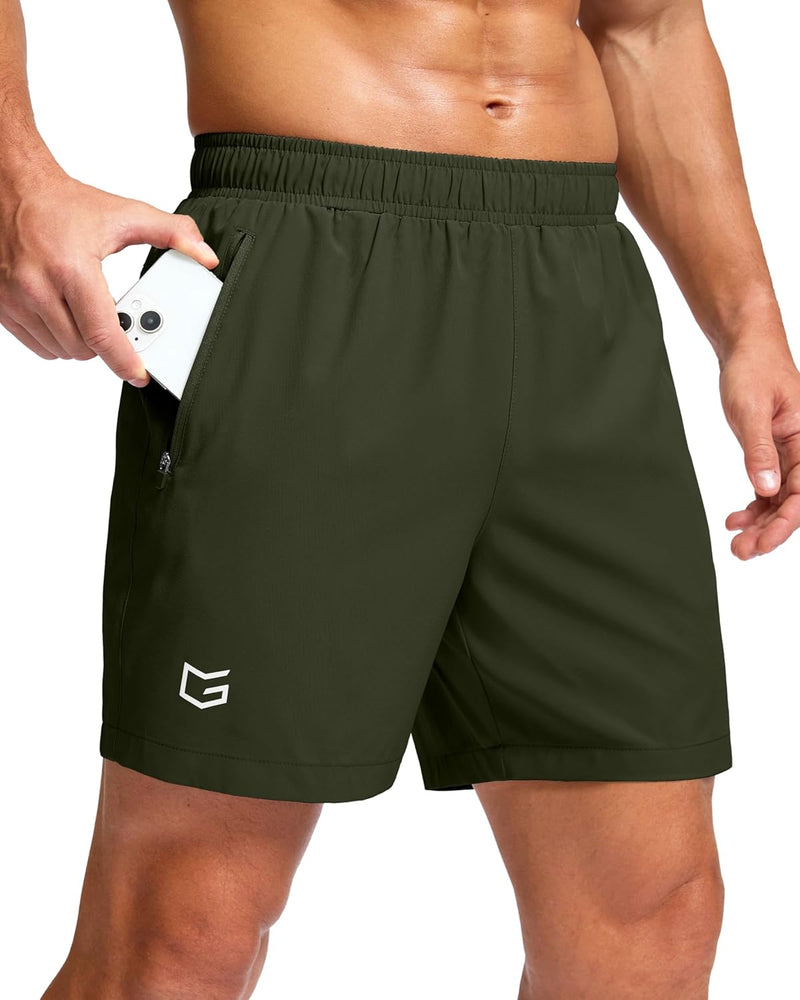 G Gradual Men's Athletic Running Shorts with Zipper Pockets Quick Dry 7"/ 5"/ 9" Workout Gym Shorts for Basketball Hiking-26