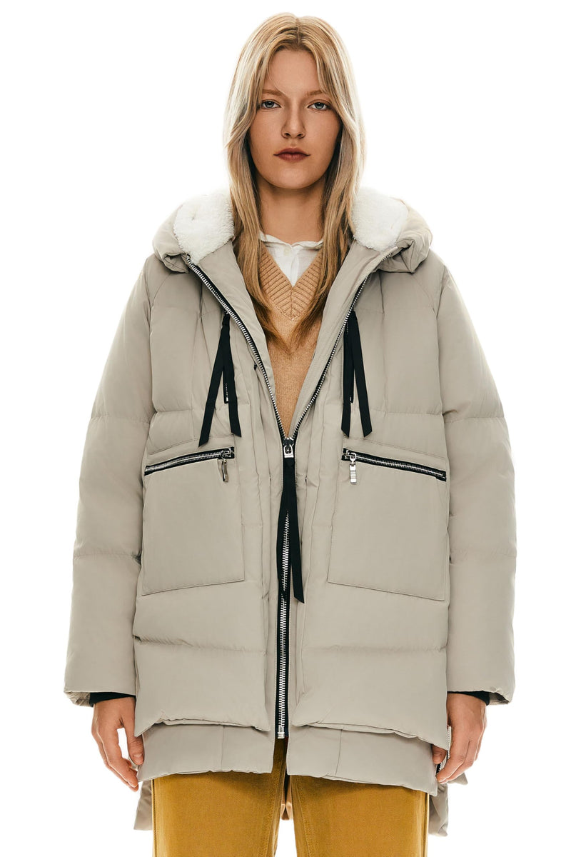 Orolay Women's Thickened Down Jacket-11