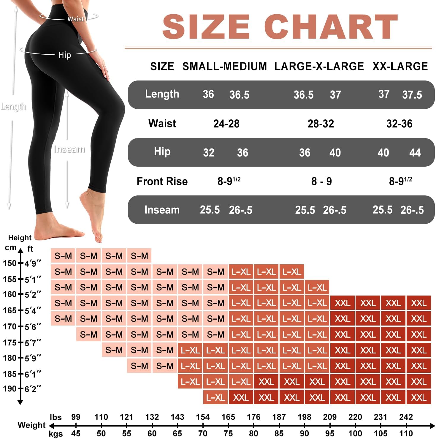 Blue Breath Leggings for Women - High Waisted Yoga Pants Tummy Control Full Length Buttery Soft for Workout Athletic