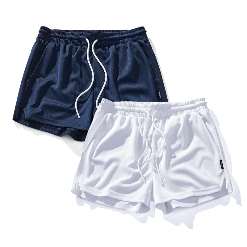 AIMPACT Mens Mesh Running Shorts 3 Inch Quick Dry Lightweight Gym Workout Athletic Shorts for Men with Pockets