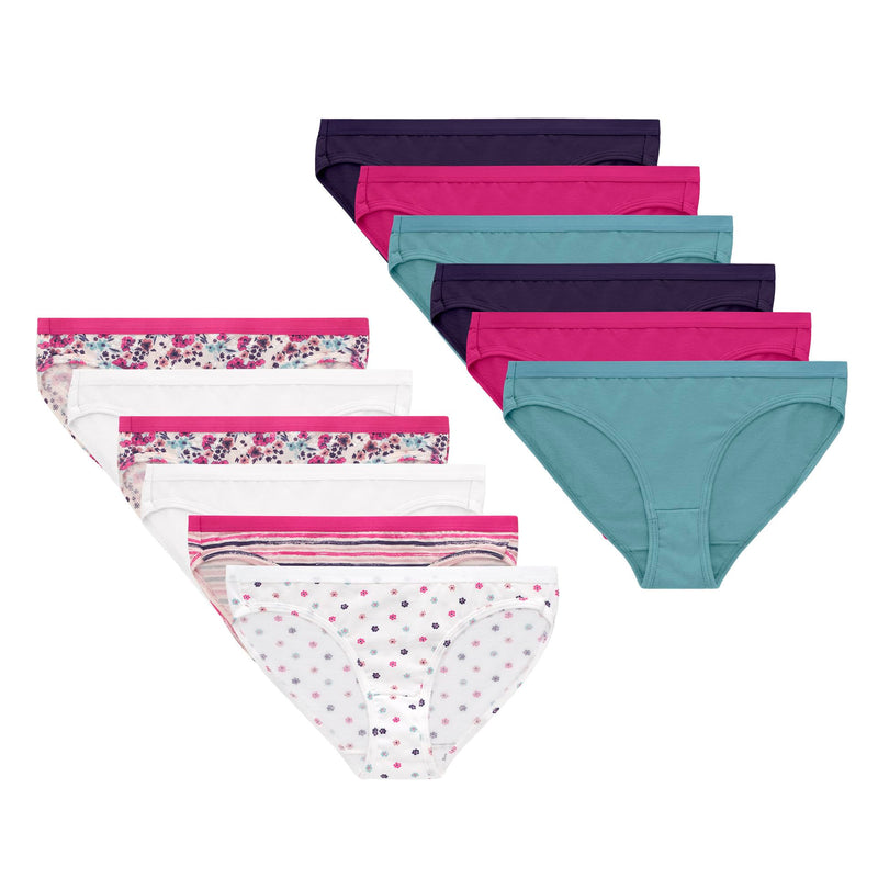 Hanes girls Cotton Stretch Underwear