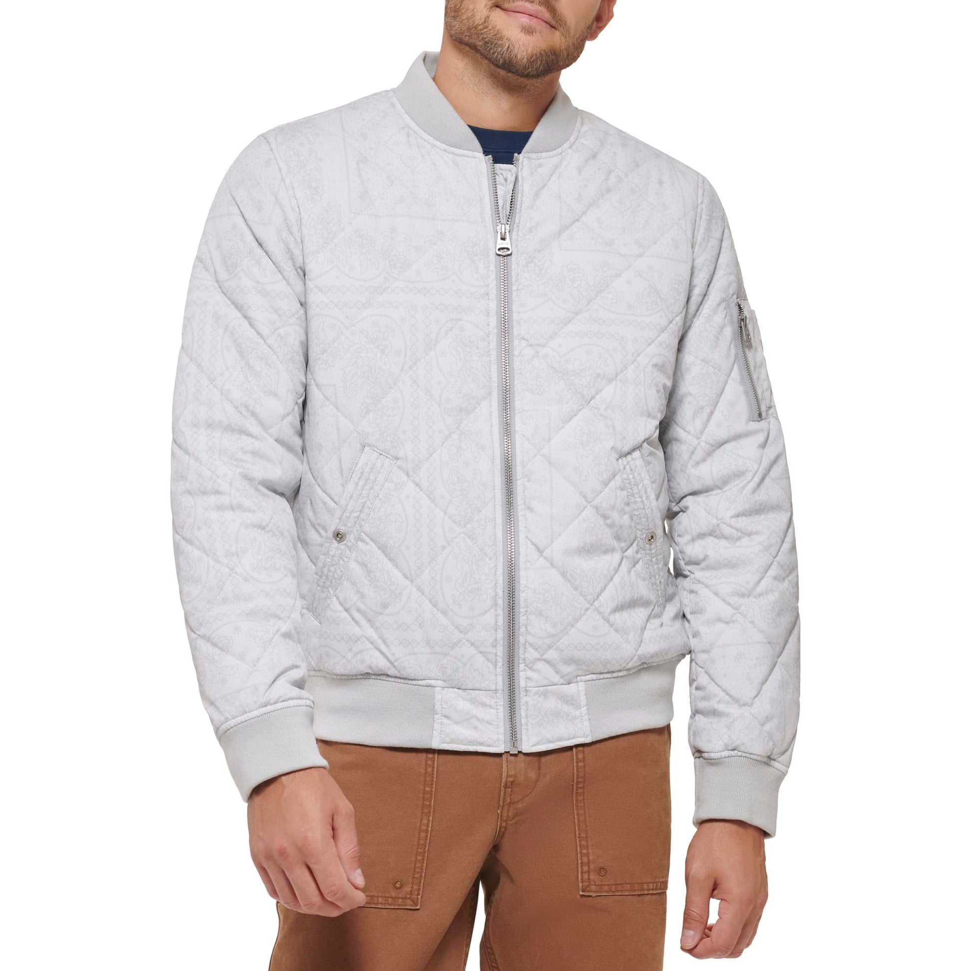 Levi's mens Diamond Quilted Bomber Jacket-83