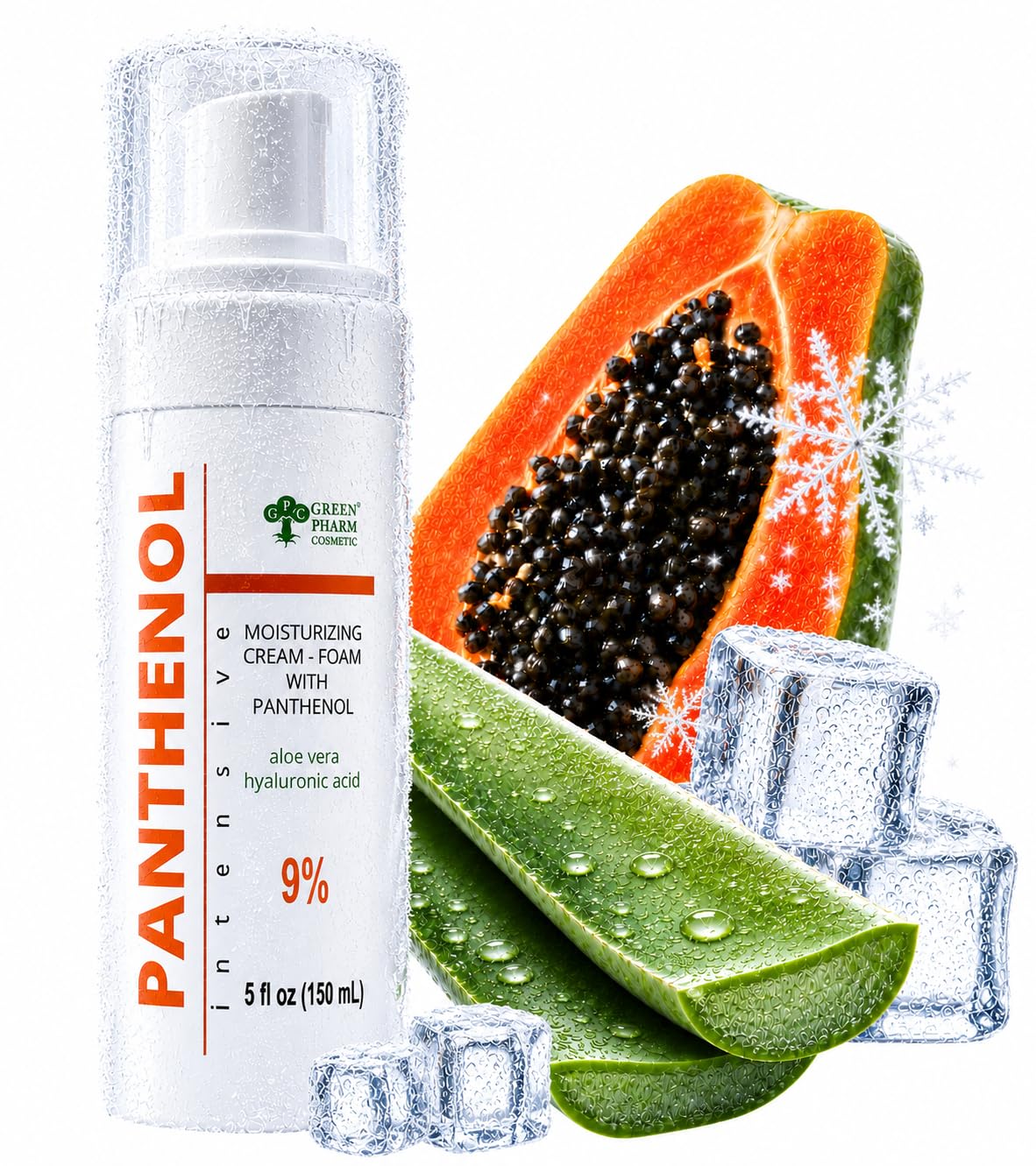 9% Panthenol Foam After Sun & Instant Redness Relief| Barrier Repair with Aloe & Hyaluronic Acid| Post Acne, Procedures, After Tattoo Care & Hair Transplant Spray | Baby & Sensitive Skin Safe