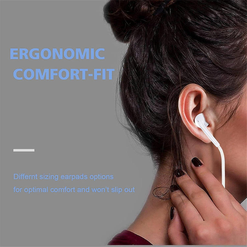 2 Pack-USB C Headphones for iPhone 17/16/15, Type C Earbuds Wired Earbuds with Microphone & Remote Control Noise Cancelling Earphones, Compatible with iPhone 17/16/15 Pro Max, iPad, Most USB C Jack