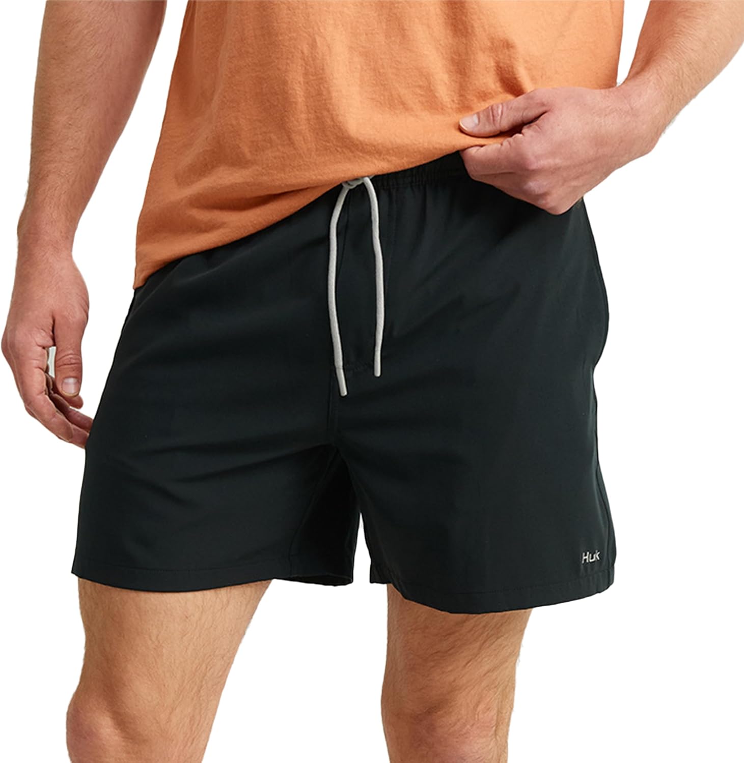 HUK Mens Pursuit Volley Short, Quick-Dry Fishing Shorts for Men