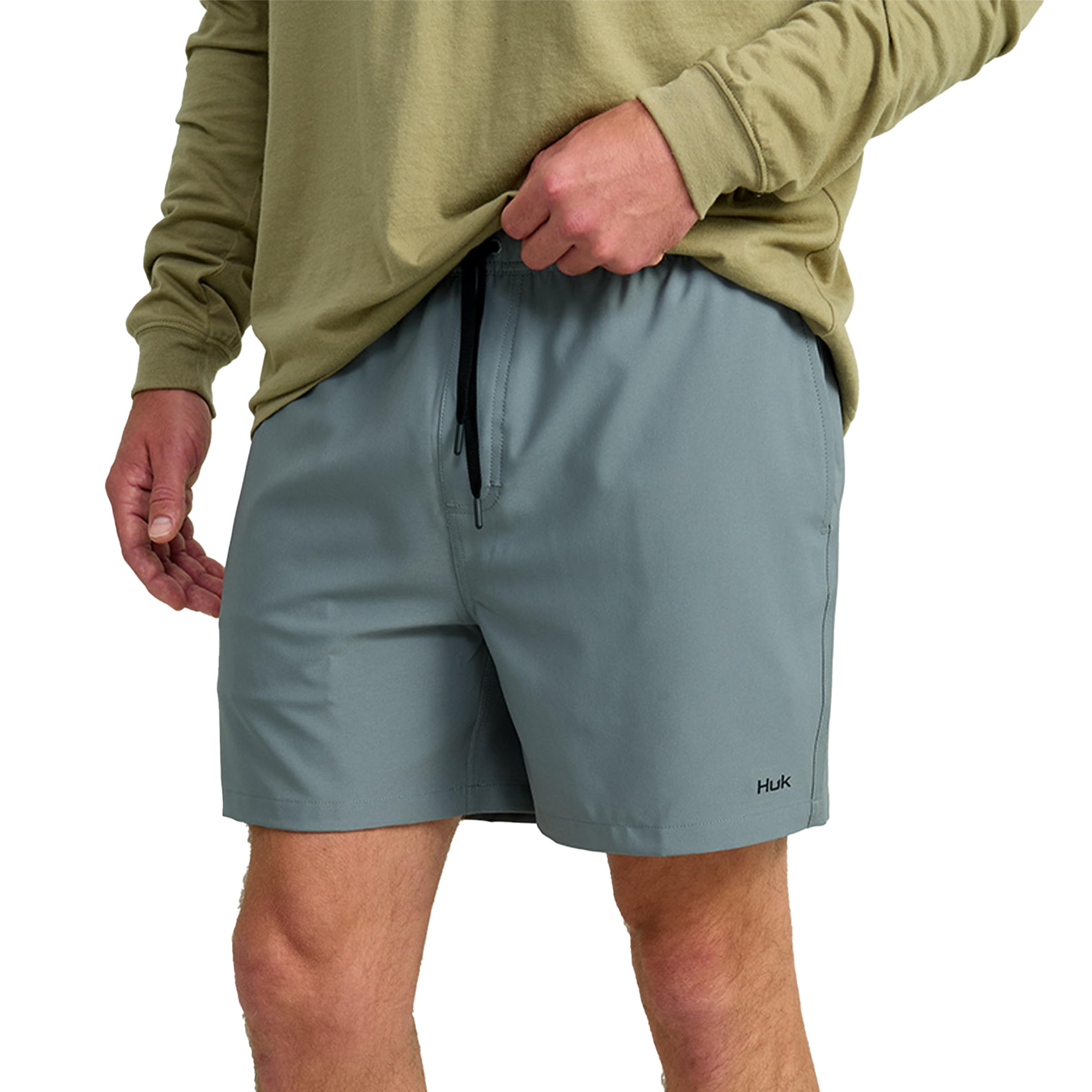 HUK Mens Pursuit Volley Short, Quick-Dry Fishing Shorts for Men