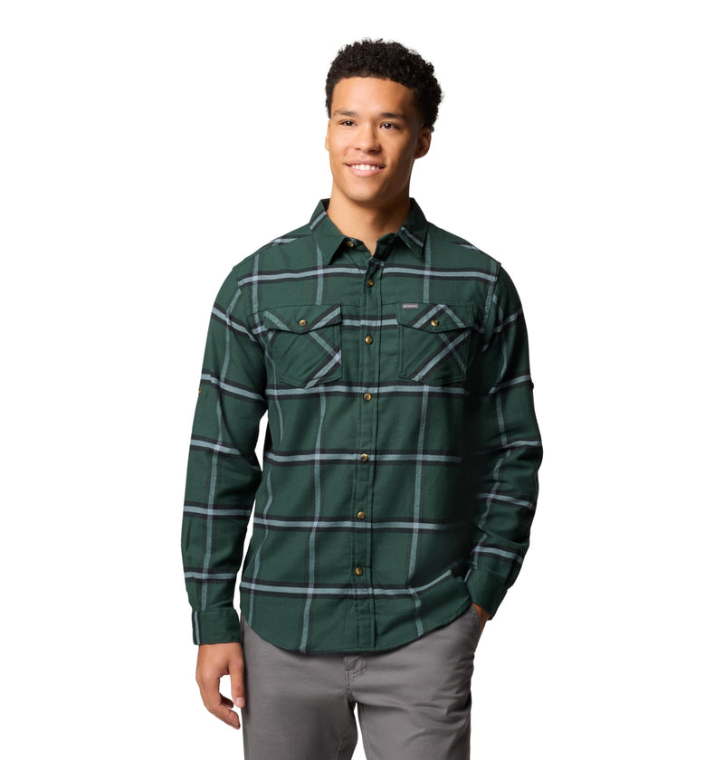 Columbia Mens Bearmouth Springs Roll Up Long Sleeve Flannel Shirt-6