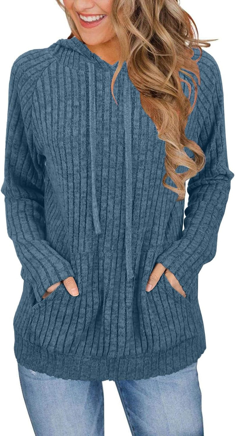 JomeDesign Sweaters for Women Long Sleeve Shirts Fashion Hoodies Pullover Sweatshirts Loose Casual Fall Tops-25