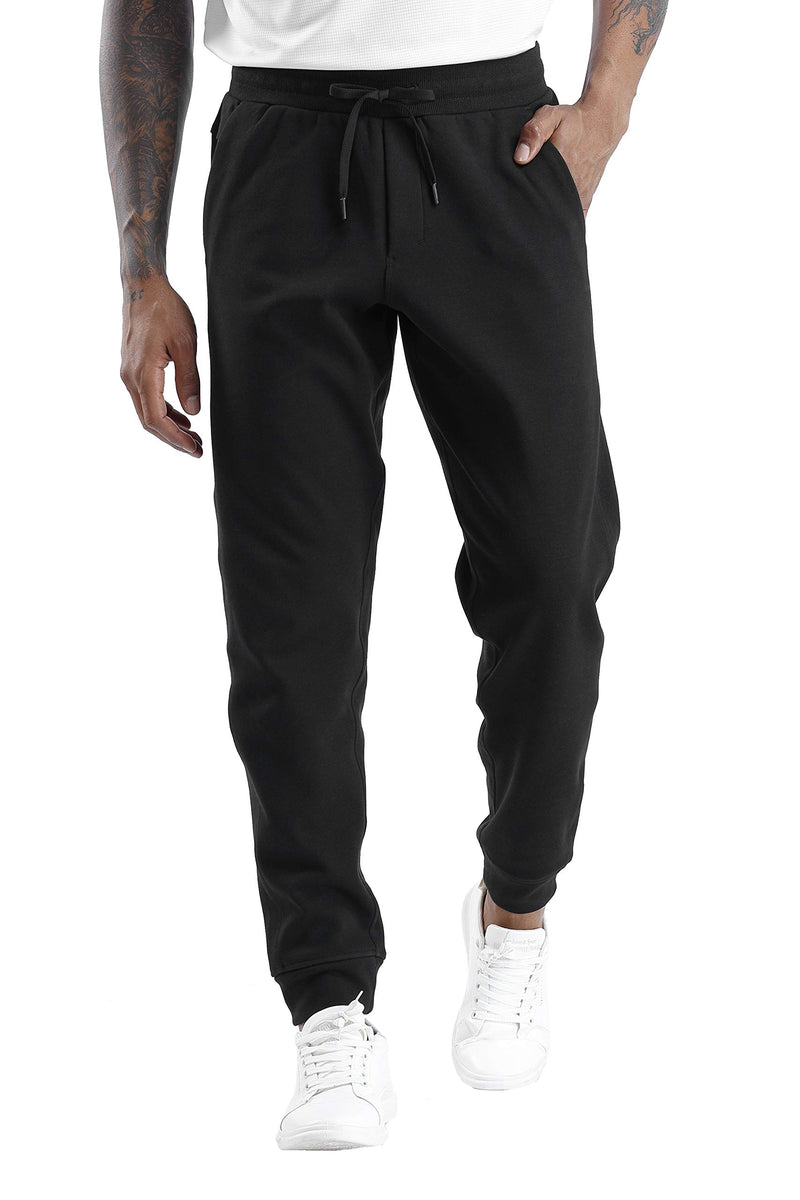 THE GYM PEOPLE Mens' Fleece Joggers Pants with Deep Pockets in Loose-fit Style-40