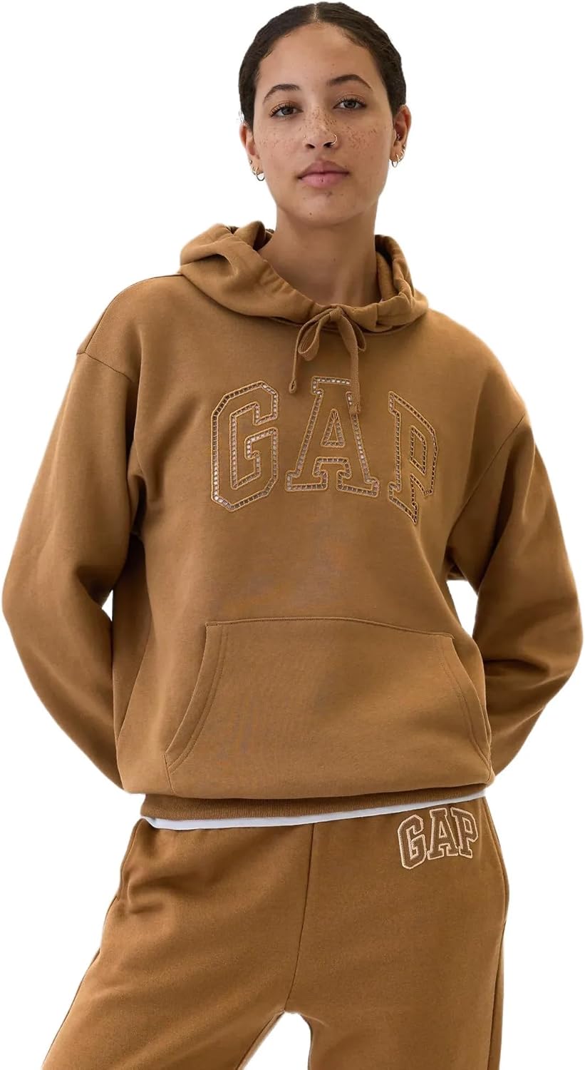 GAP Women's Logo Hoodie Hooded Pull-on Sweatshirt-67
