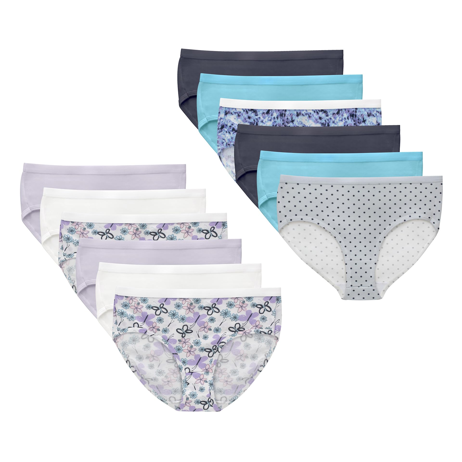 Hanes girls Cotton Stretch Underwear-35