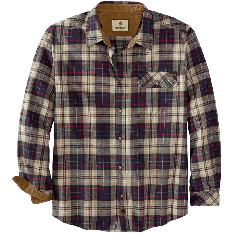 Legendary Whitetails Men's Flannel Shirt Long Sleeve Button Down 100% Cotton-57