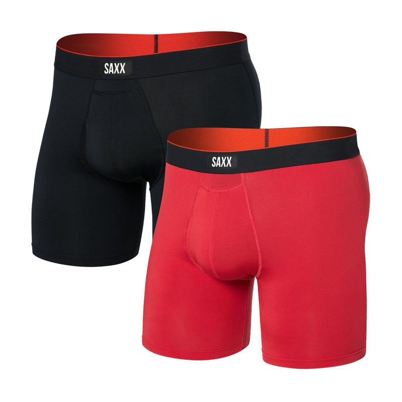 SAXX Underwear Co. Men's Multi-Sport Mesh Boxer Brief Fly 2 Pack-24