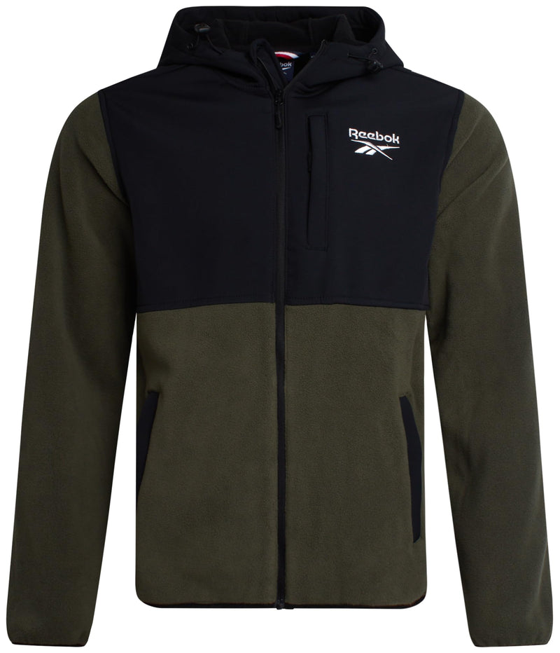 Reebok Mens Fleece Jacket - Lightweight Polar Fleece Zip Up Winter Jackets for Men - Gym Workout Running Outdoor Mens Jacket-11