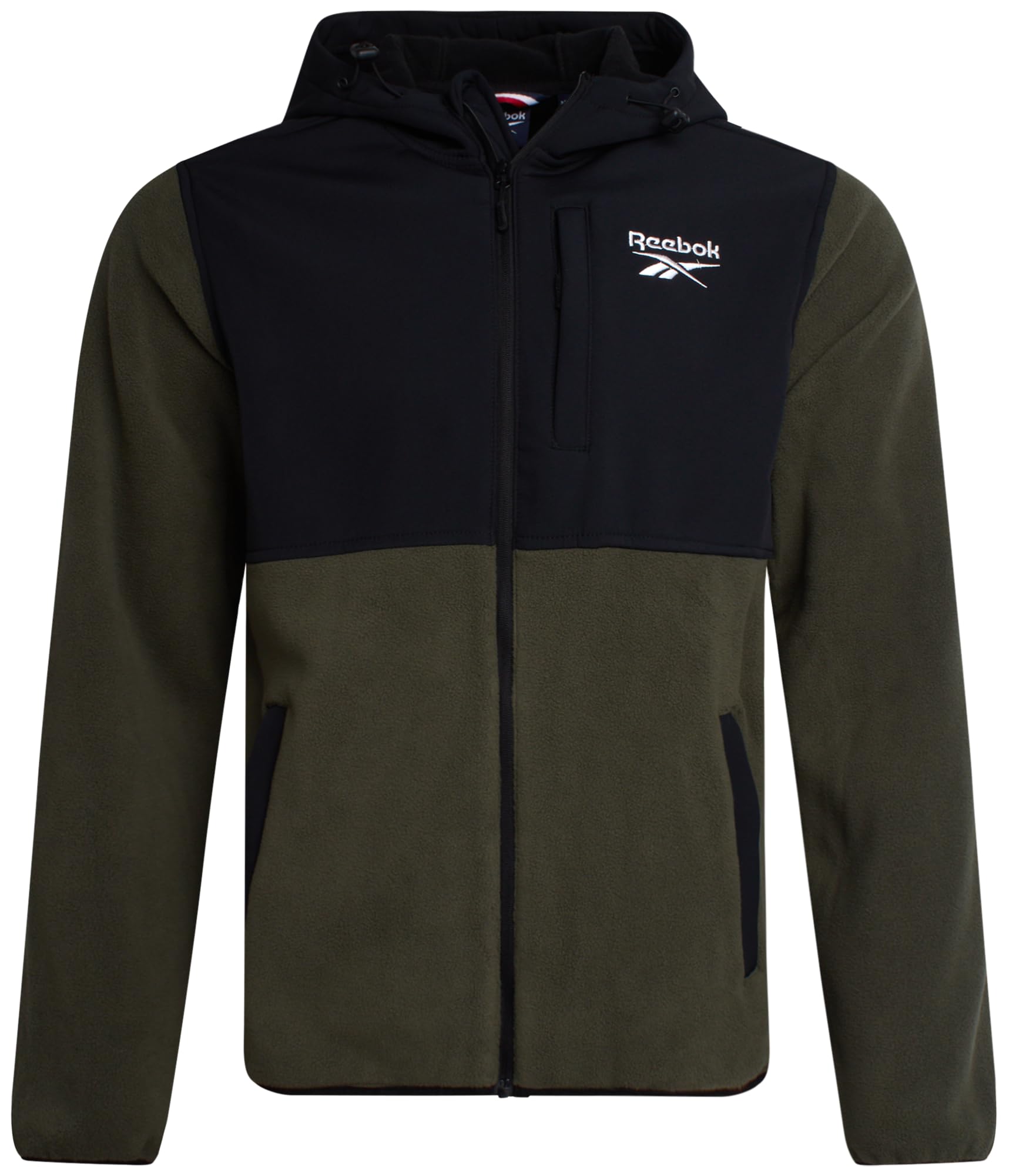 Reebok Mens Fleece Jacket - Lightweight Polar Fleece Zip Up Winter Jackets for Men - Gym Workout Running Outdoor Mens Jacket-7