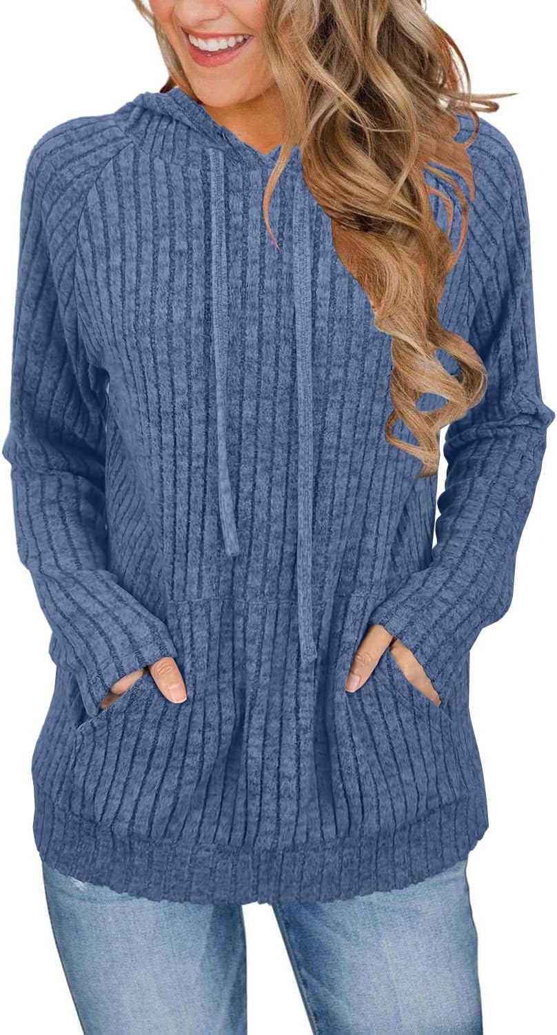 JomeDesign Sweaters for Women Long Sleeve Shirts Fashion Hoodies Pullover Sweatshirts Loose Casual Fall Tops-44