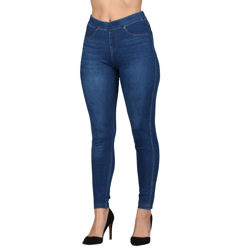 Lildy Women's Denim Jeggings, Stretchable Cotton Blend