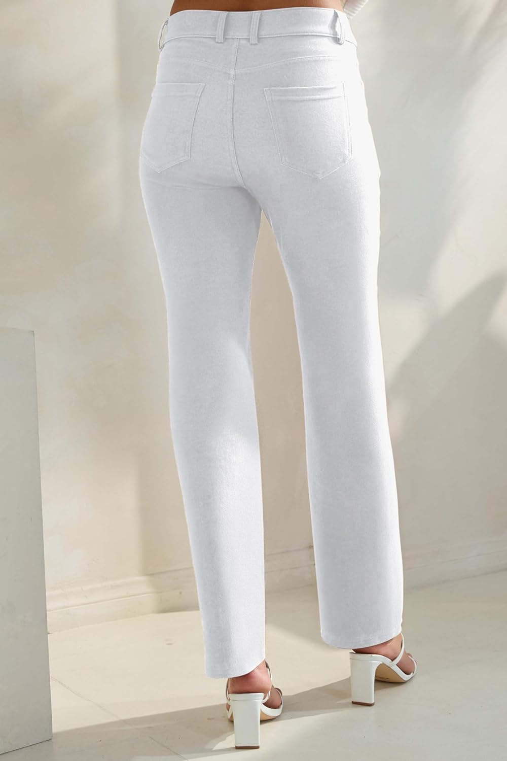 Prolific Health Women's Jean Denim Look Jeggings Straight Leg Many Colors Spandex Leggings Pants S-XXXL