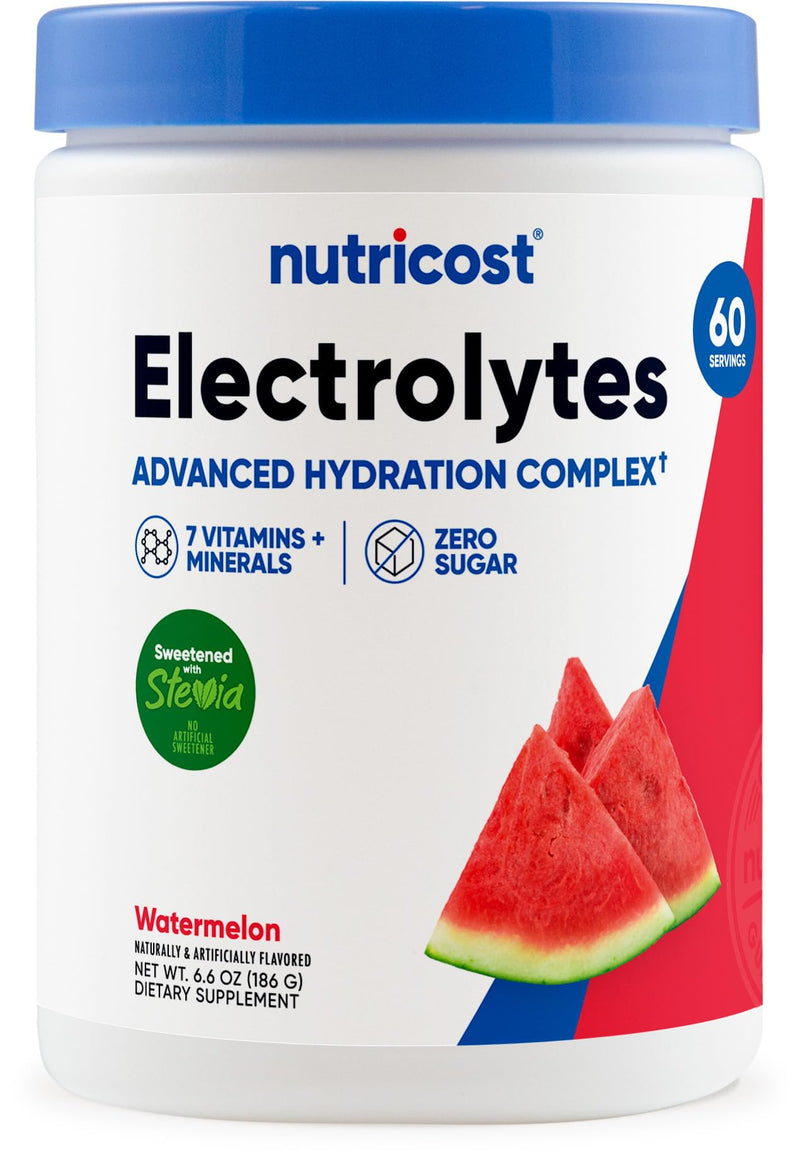 Nutricost Electrolyte Complex Powder (120 Servings, Fruit Punch) | Hydration Supplement Drink Mix with Vitamins and Minerals