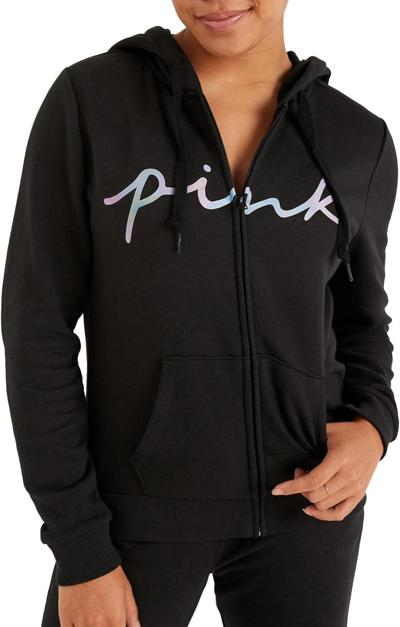 Victoria's Secret Women's PINK Logo Full Zip-up Sweatshirt (XS-XXL)-13