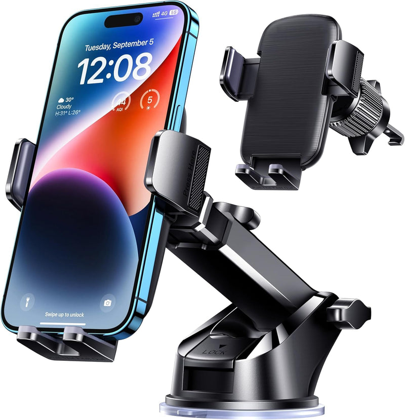 Phone Mount for Car Holders Cell Phon Holder Hands Free Phone Stand for Car Vent Automobile Mount Fit iPhone Android Smartphoe Universal Camera Mount Stabilizers