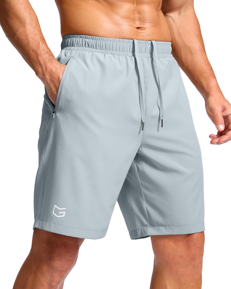 G Gradual Men's Athletic Running Shorts with Zipper Pockets Quick Dry 7"/ 5"/ 9" Workout Gym Shorts for Basketball Hiking-77