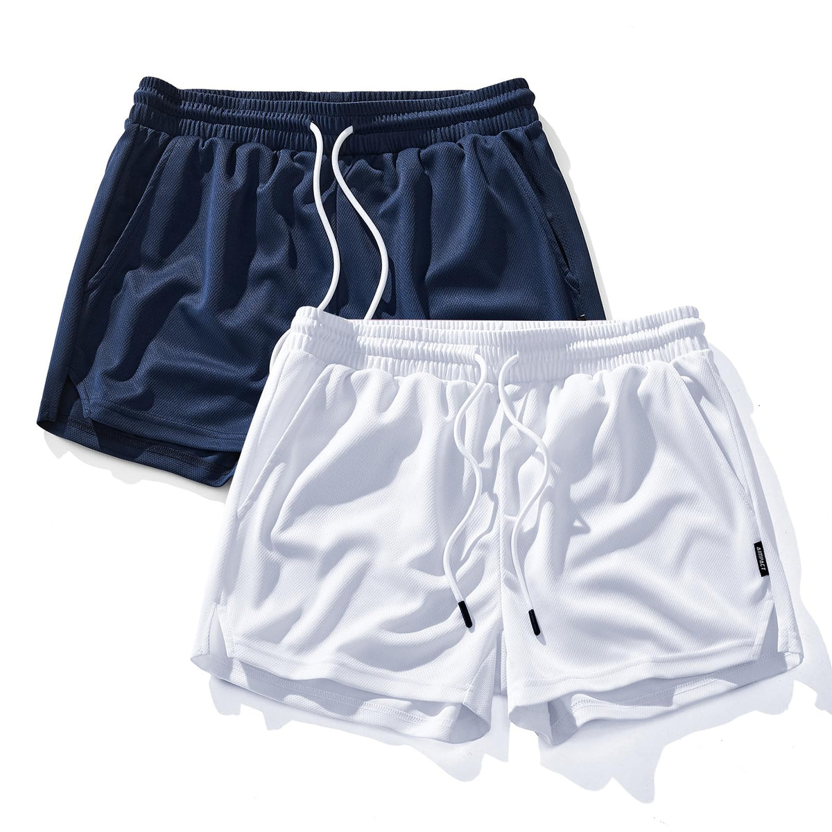 AIMPACT Mens Mesh Running Shorts 3 Inch Quick Dry Lightweight Gym Workout Athletic Shorts for Men with Pockets