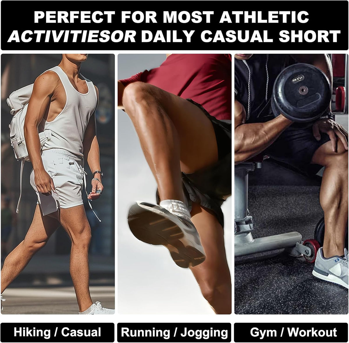 AIMPACT Mens Mesh Running Shorts 3 Inch Quick Dry Lightweight Gym Workout Athletic Shorts for Men with Pockets