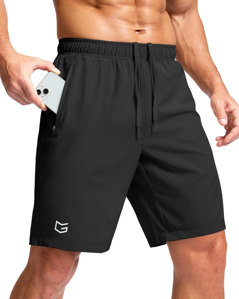 G Gradual Men's Athletic Running Shorts with Zipper Pockets Quick Dry 7"/ 5"/ 9" Workout Gym Shorts for Basketball Hiking-69