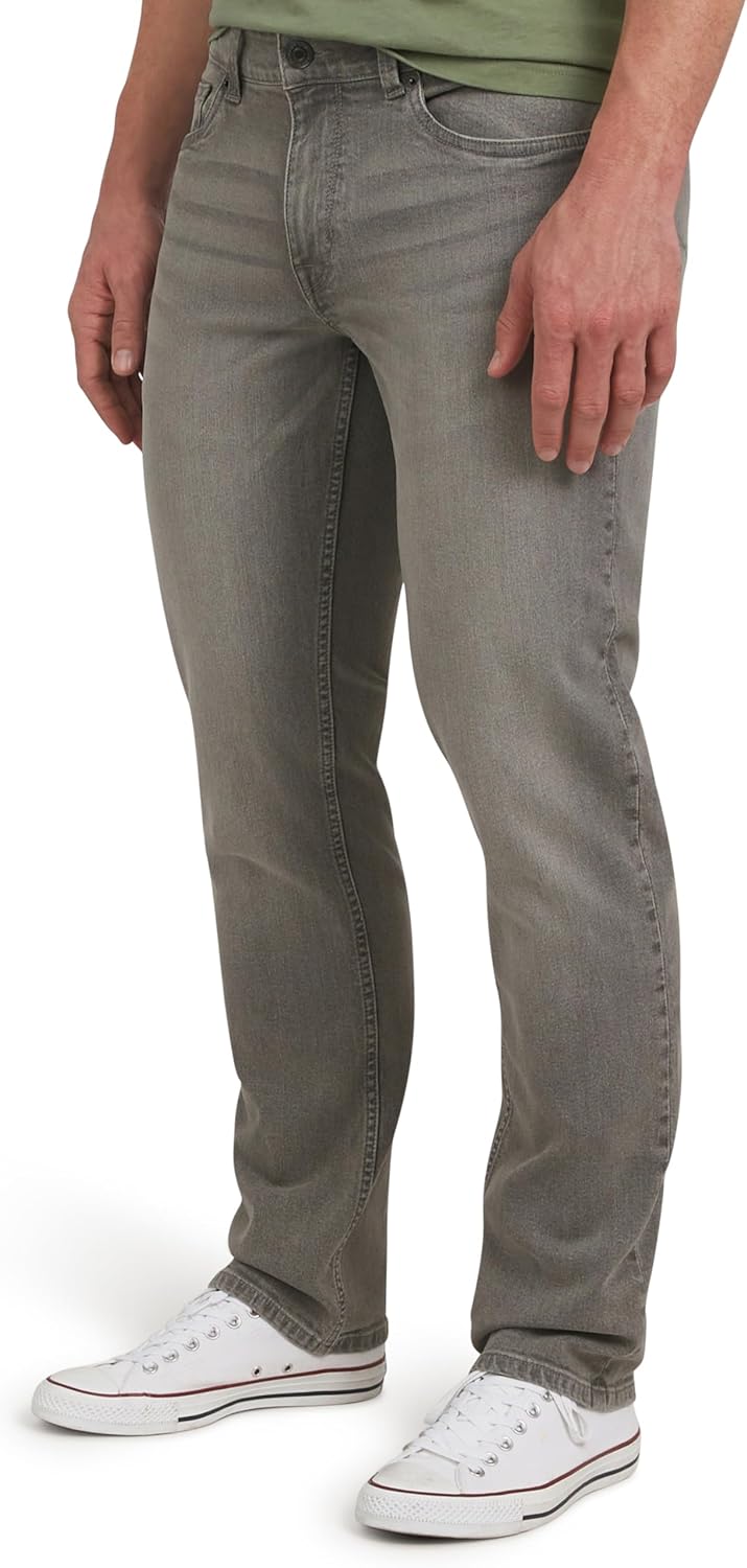 Quiksilver Men's 5 Pocket Straight Fit Stretch Waist Denim Jeans-12