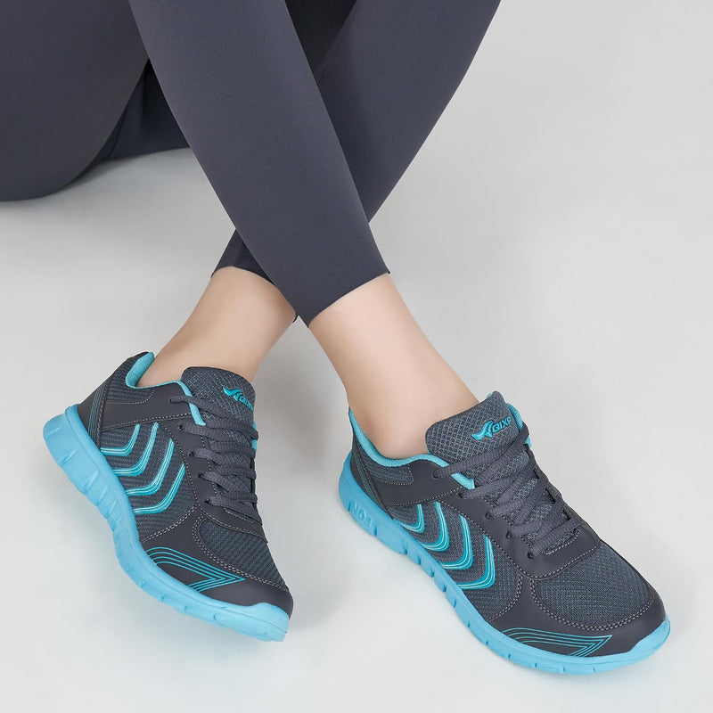 DUOYANGJIASHA Lightweight Walking Shoes for Women: Comfortable & Breathable Mesh Fashion Sneakers for Daily Wear - Casual Non Slip Tennis Shoes for Workout Gym Travel
