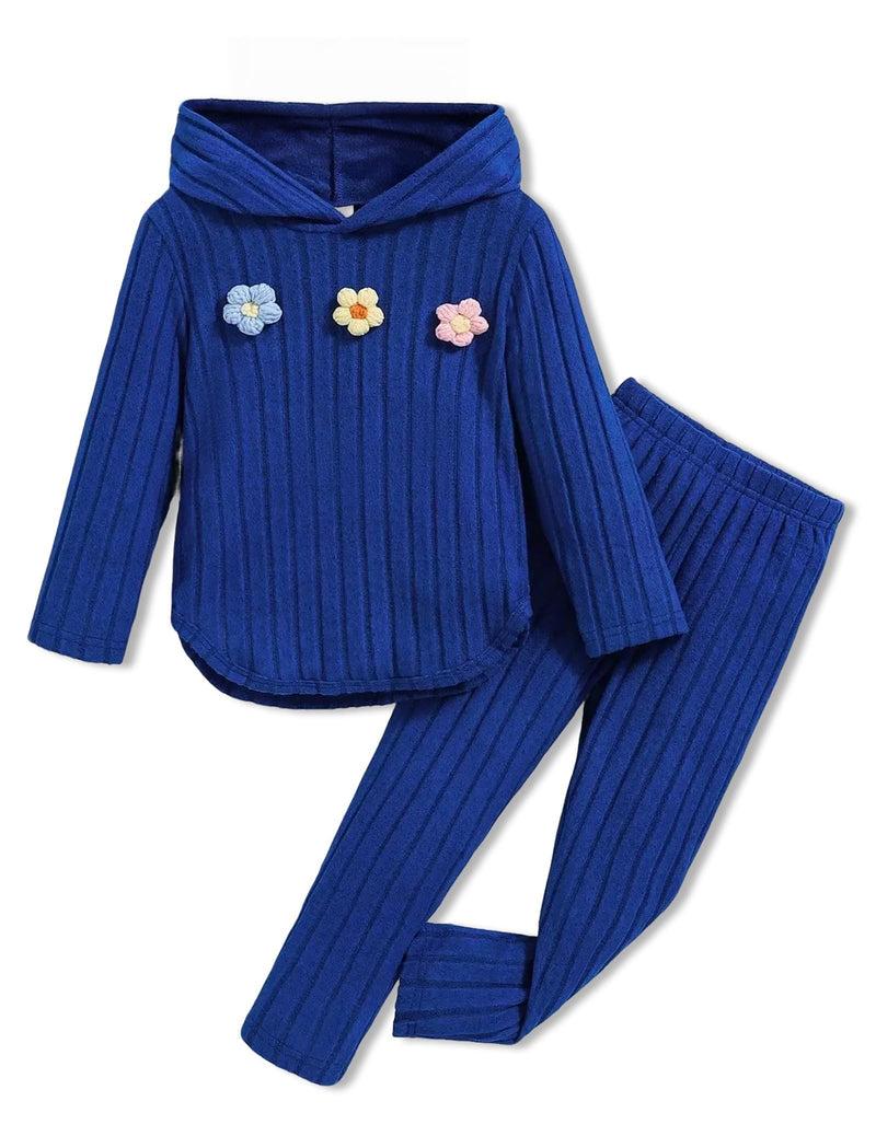 Girls Clothes Fall Girl Outfits 2Pcs Hoodie Pullover Sweatshirt+Pant+Leggings Winter Set for Size 4-8 Years Little Girls