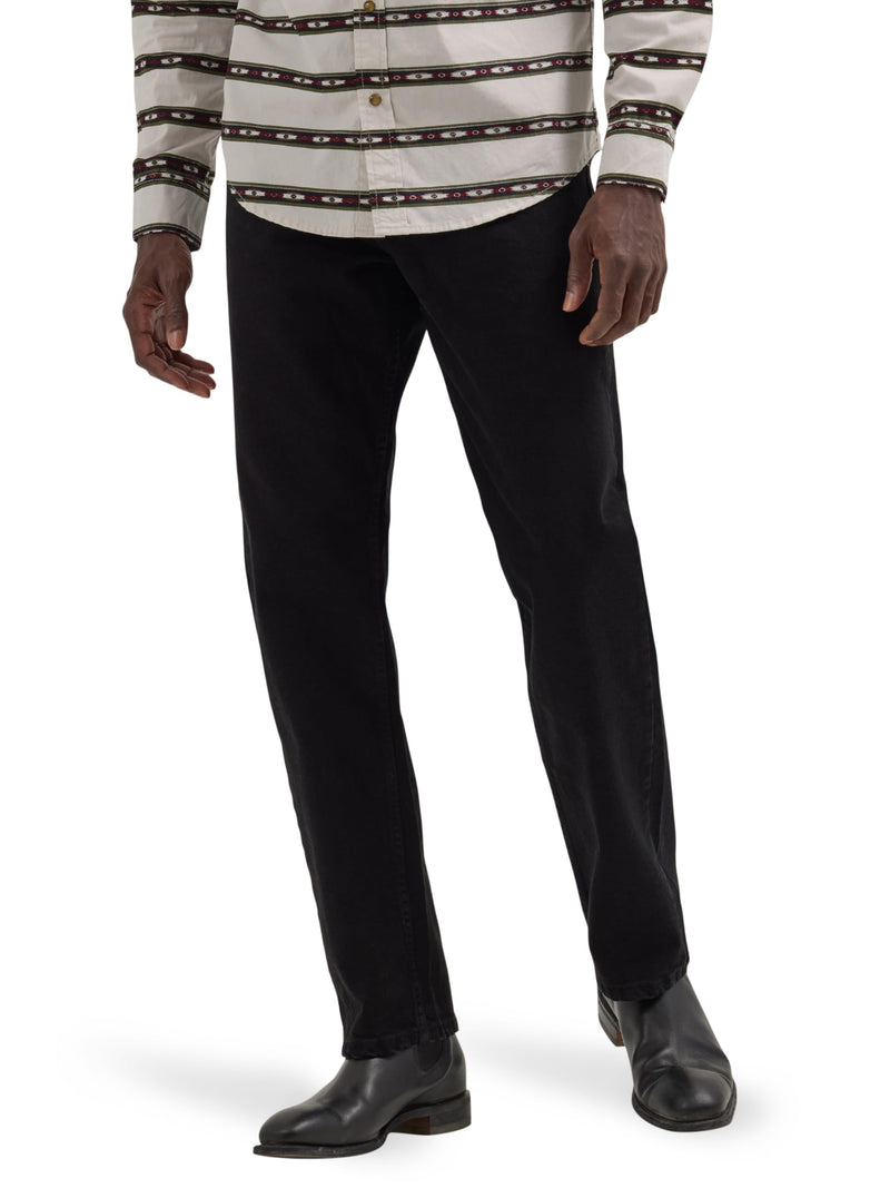 Wrangler Mens Men's Free-to-Stretch Relaxed Fit Jean-68