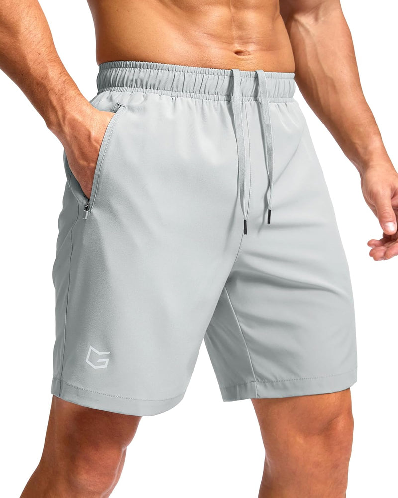 G Gradual Men's Athletic Running Shorts with Zipper Pockets Quick Dry 7"/ 5"/ 9" Workout Gym Shorts for Basketball Hiking-31