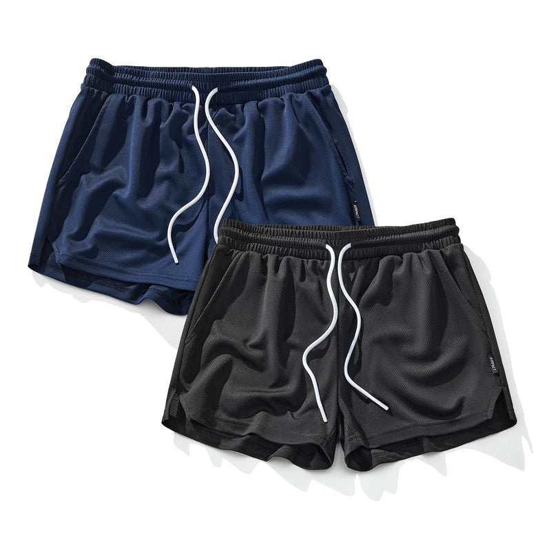 AIMPACT Mens Mesh Running Shorts 3 Inch Quick Dry Lightweight Gym Workout Athletic Shorts for Men with Pockets