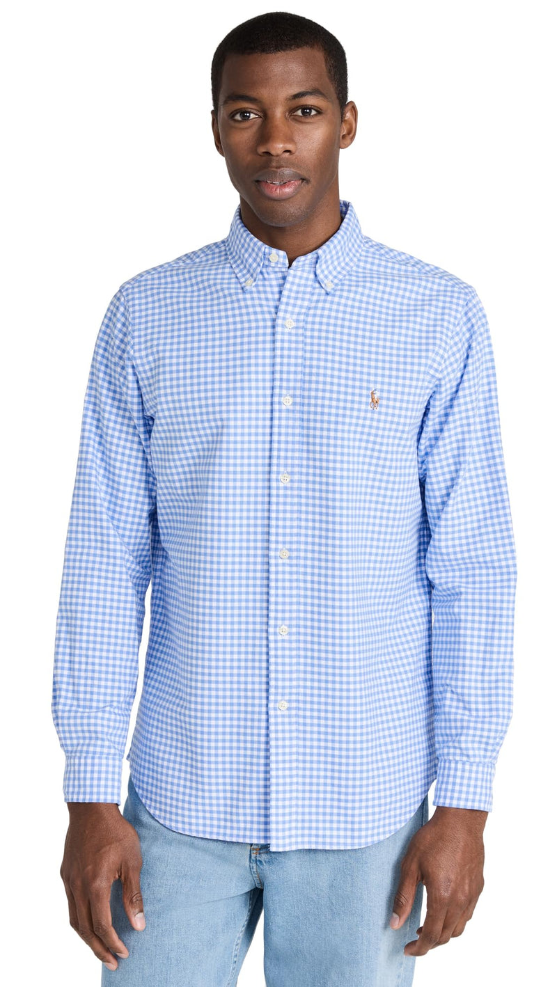 POLO RALPH LAUREN Men's Classic Oxford Long Sleeve Sport Shirt-55
