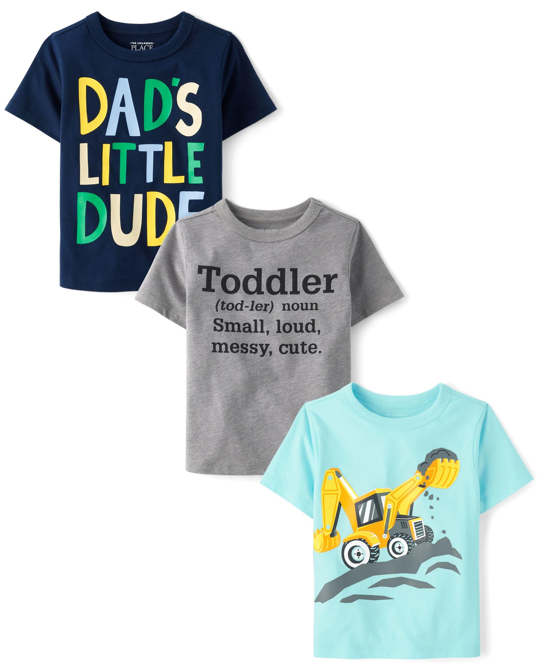 The Children's Place Baby Boys' Graphic T-Shirts (3-Pack)-50