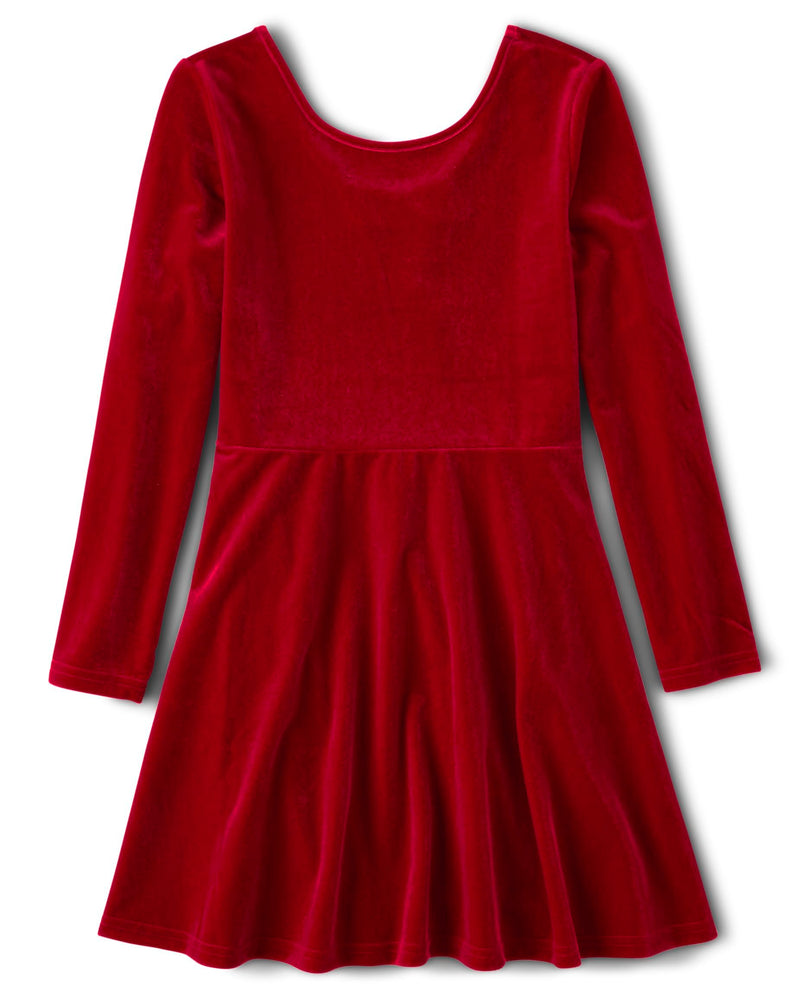 The Children's Place Girls Printed Skater Dress, Long Sleeve-58