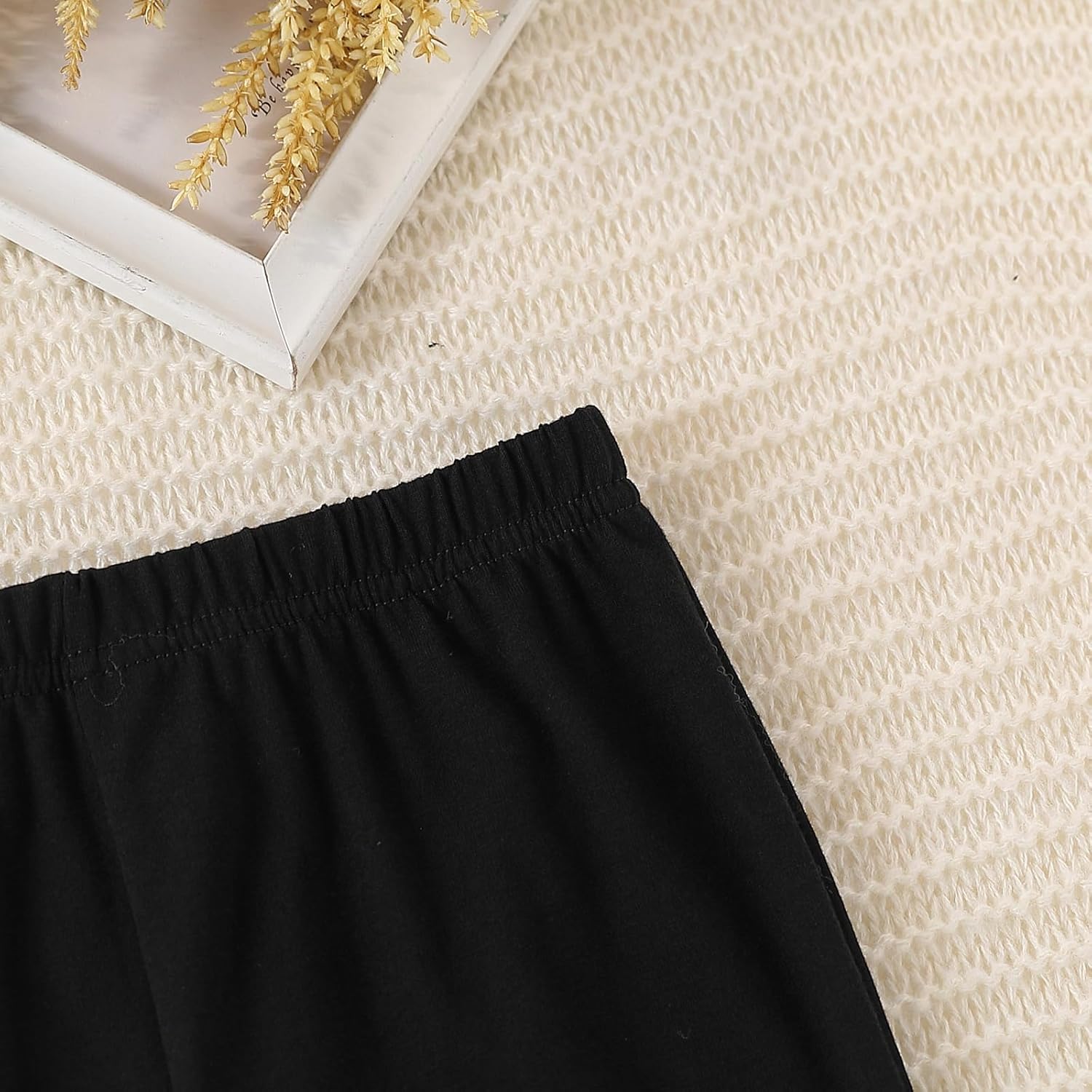 Voxikidio Girls 2 Piece Outfits Long Sleeve Butterfly Sweatshirt & Flared Pants Fall Clothing Set Size 7-12 Years