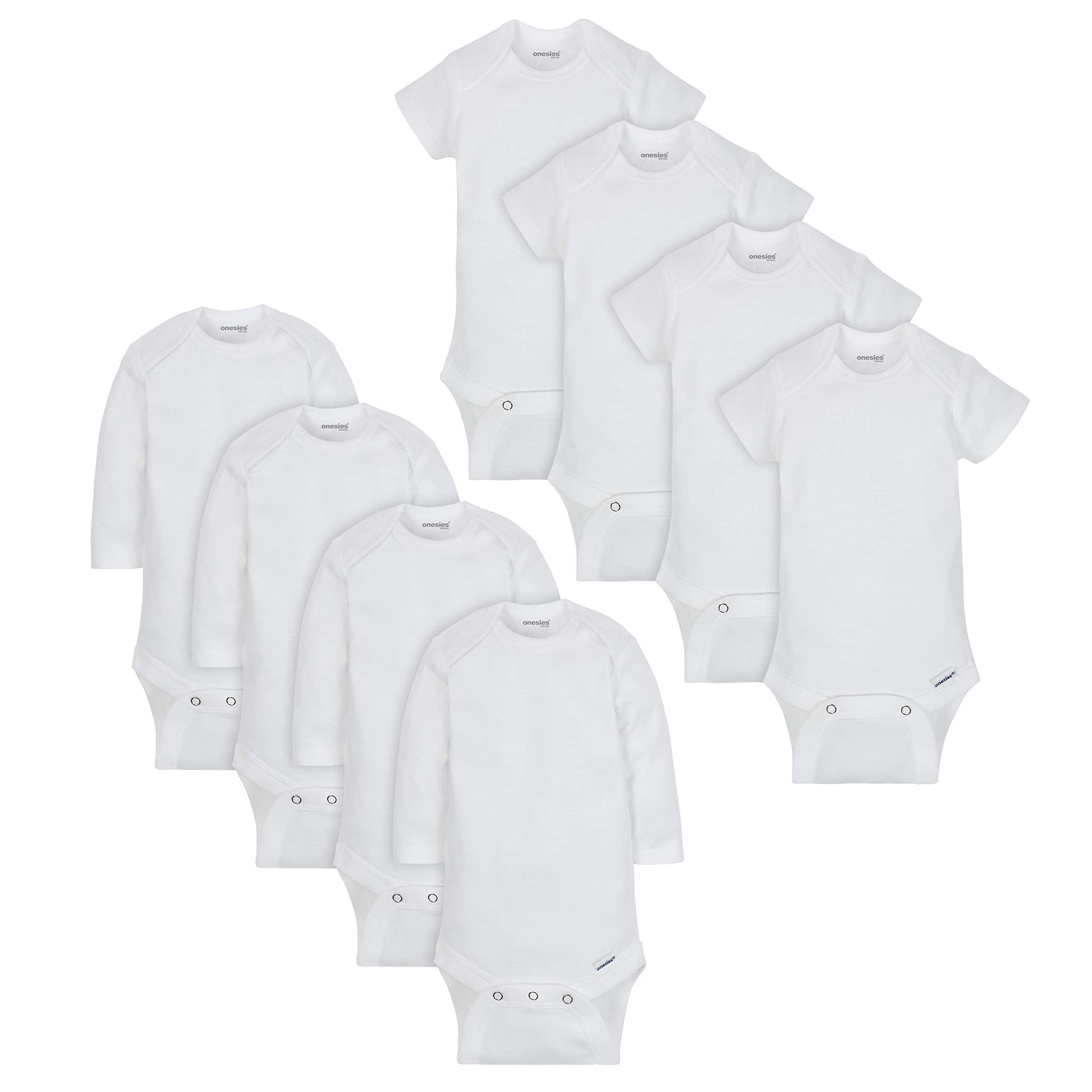 Onesies Brand unisex-baby 8-pack Short Sleeve Mix & Match Bodysuits-54