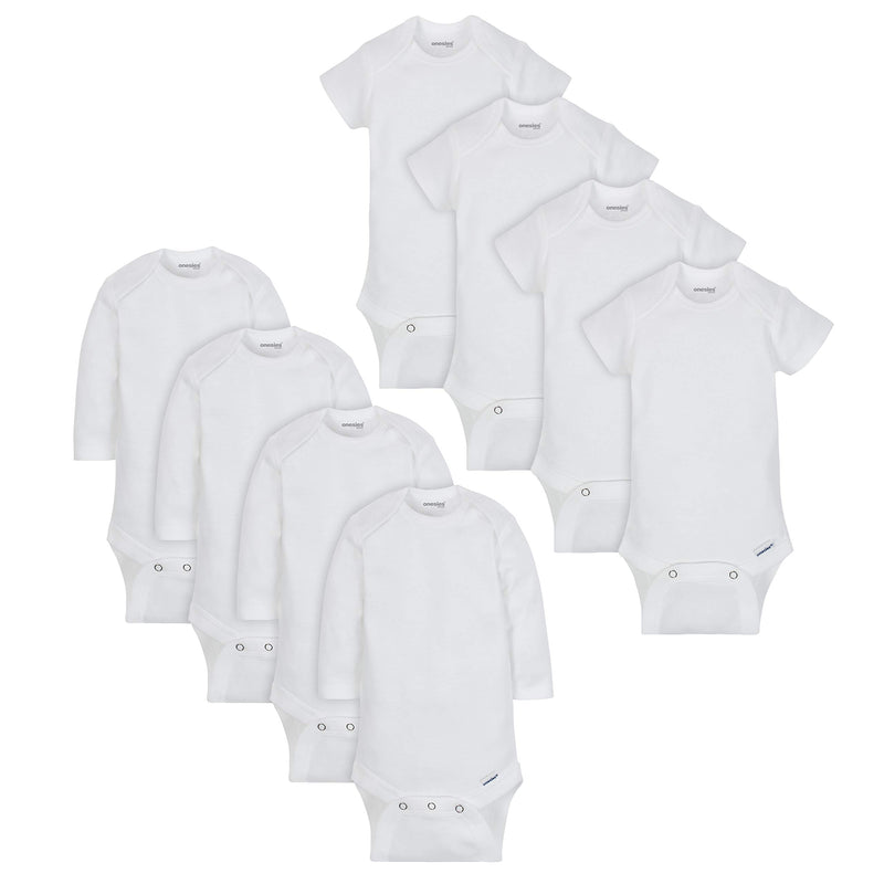 Onesies Brand unisex-baby 8-pack Short Sleeve Mix & Match Bodysuits