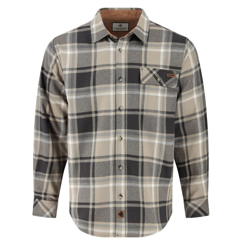 Legendary Whitetails Men's Flannel Shirt Long Sleeve Button Down 100% Cotton-35