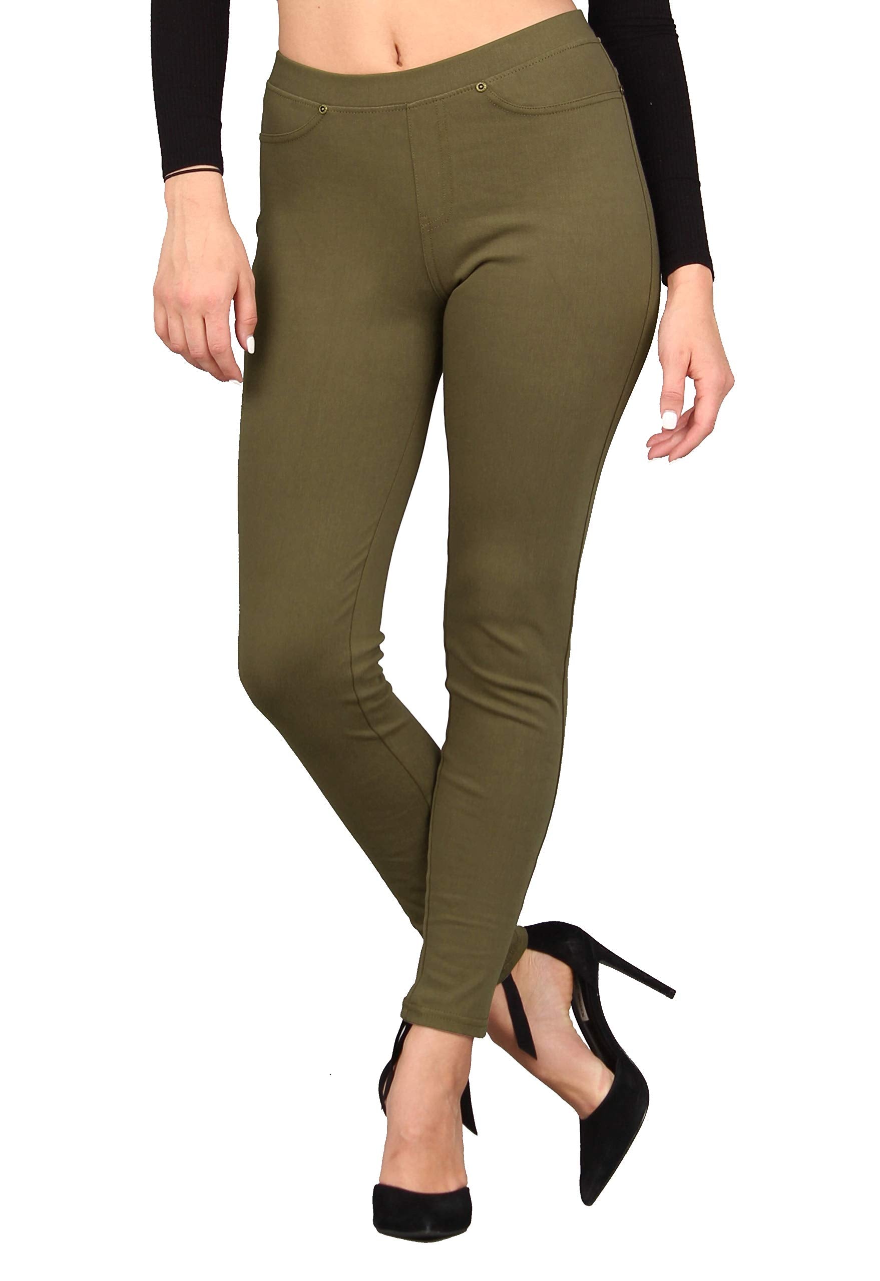 Lildy Women's Denim Jeggings, Stretchable Cotton Blend