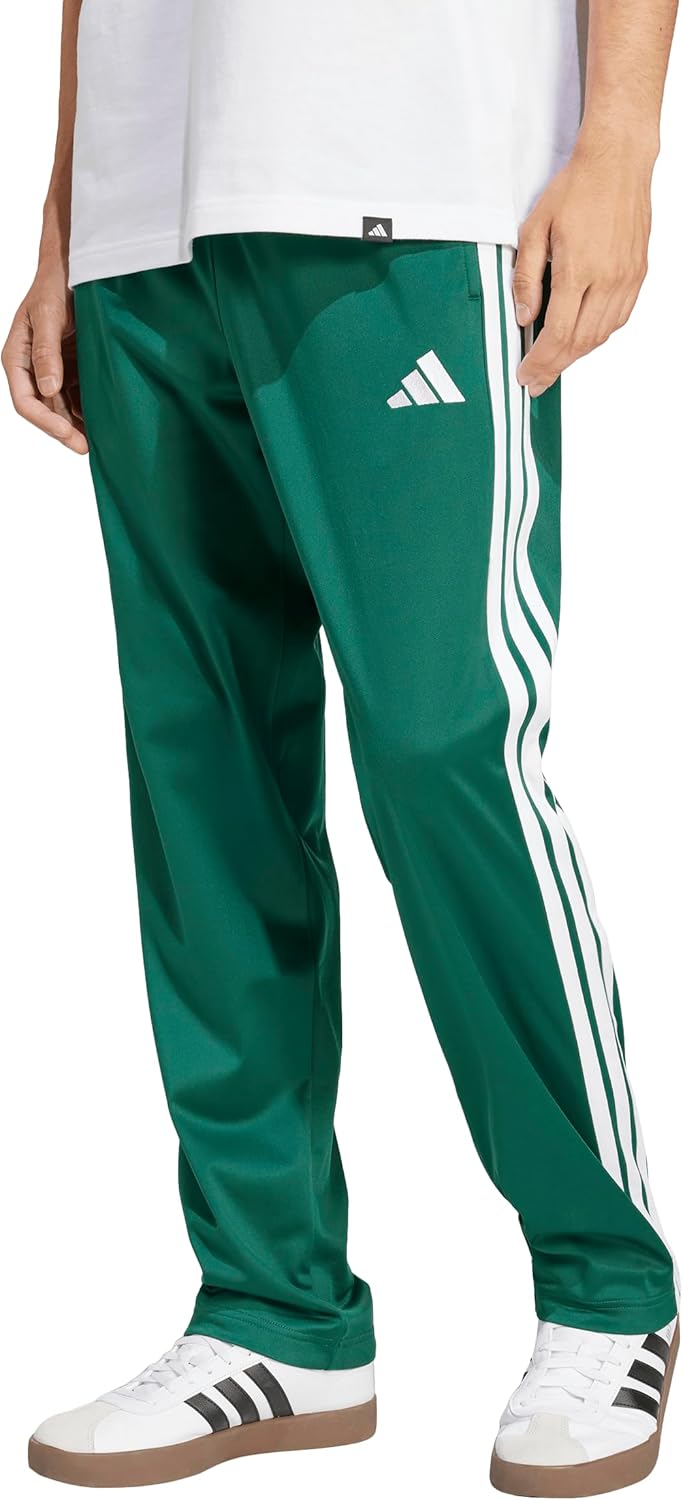 Adidas Mens 3-Stripes Tricot Open Hem Track Pants-19